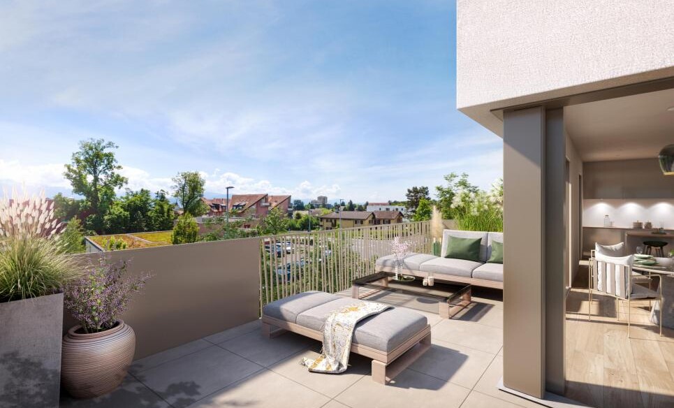 Sublime attique de 4.5 pièces avec une vue sur le Lac