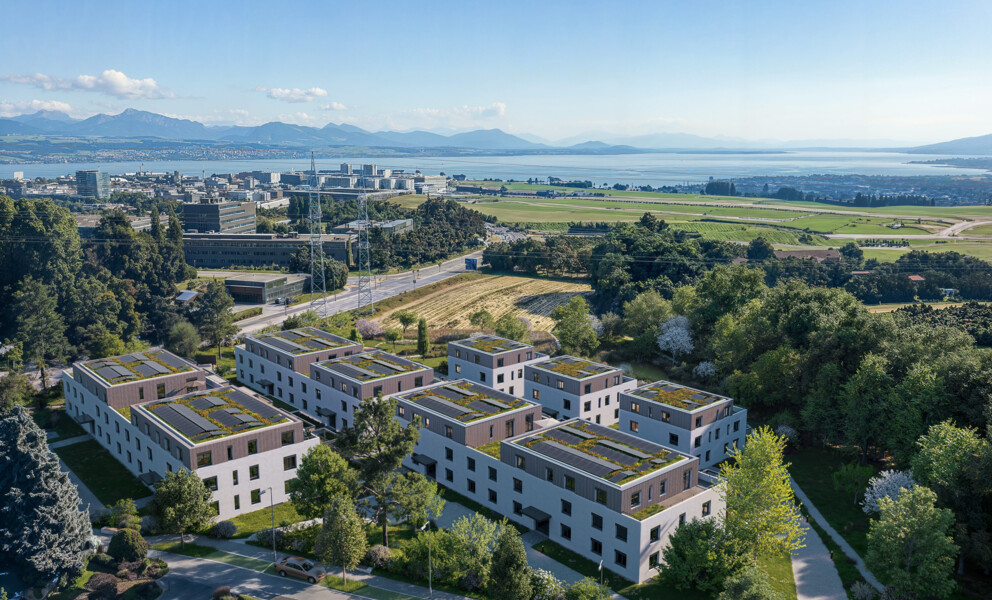 REZ-DE-JARDIN DANS NOUVEAU QUARTIER MINERGIE-P ! 