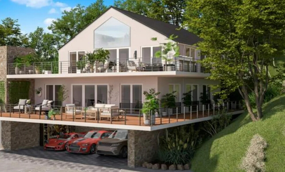 PROCHE YVERDON, BEL APPARTEMENT-TERRASSE AVEC VUE PLONGEANTE SUR LE LAC !
