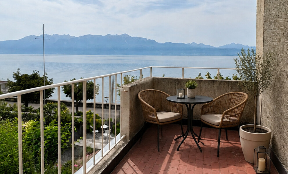 Appartement avec vue sur le lac
