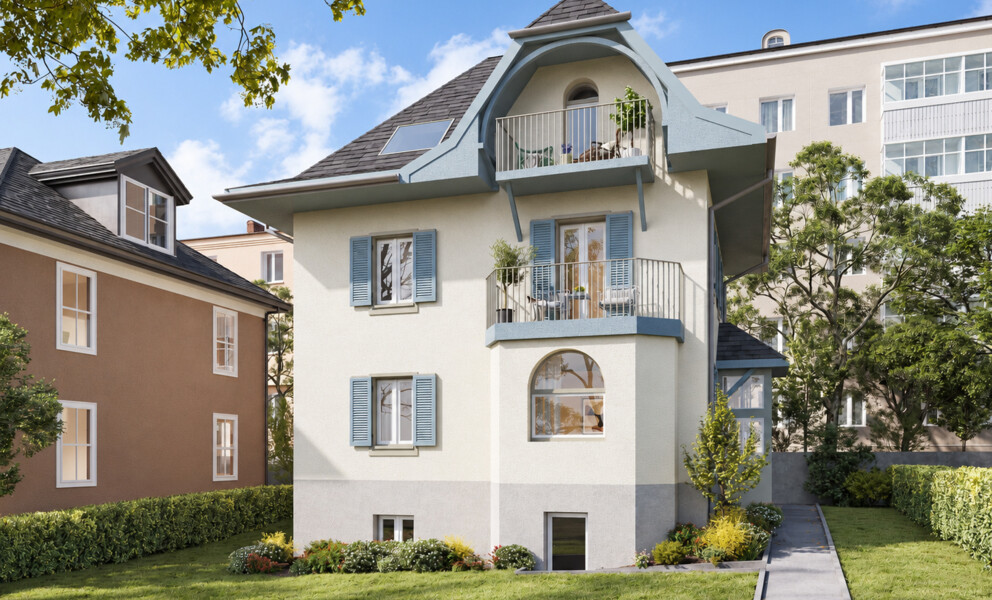 Villa de caractère à Lausanne avec jardin et permis en force