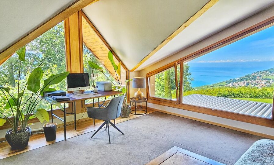 Spacieuse avec vue spectaculaire et grand jardin