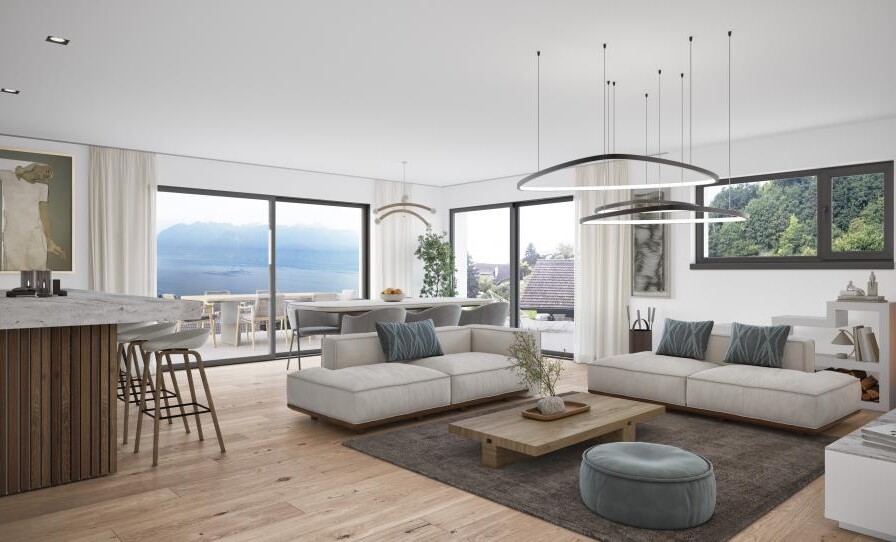 NOUVELLE PROMOTION DE TROIS SPACIEUSES VILLAS AVEC VUE SUR LE LAC.