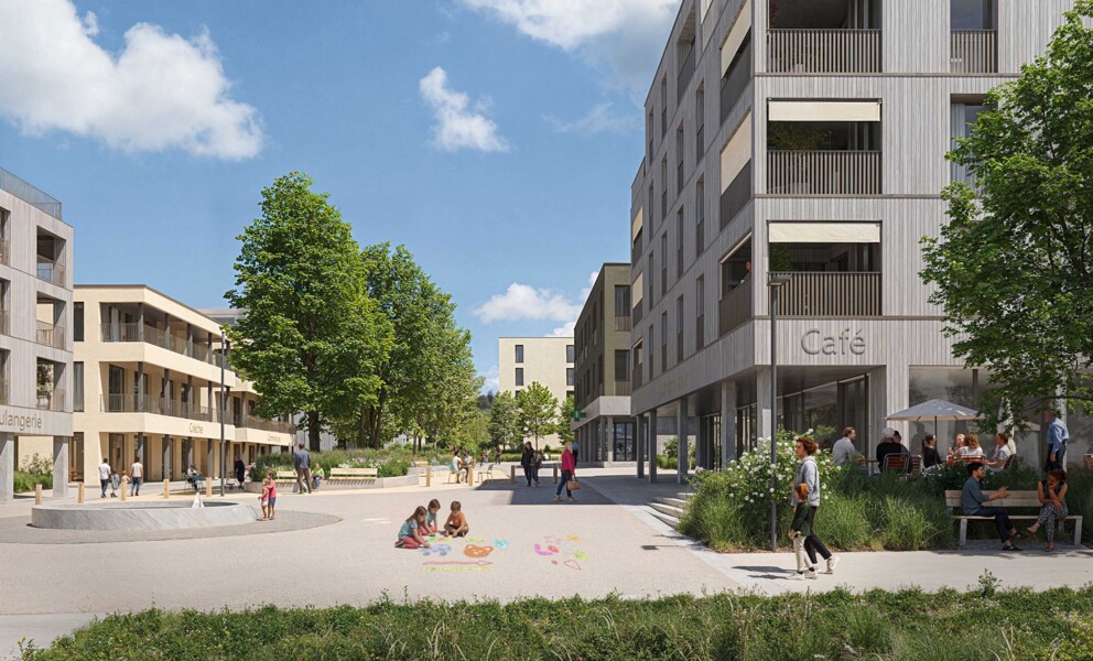 NOUVEAU QUARTIER À 15-20 MIN DE LAUSANNE ET VEVEY