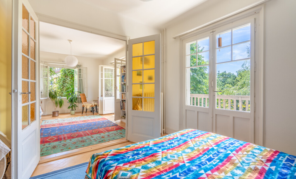EXCLUSIF À LAUSANNE — MAISON 6PCES, VUE LAC & JARDIN