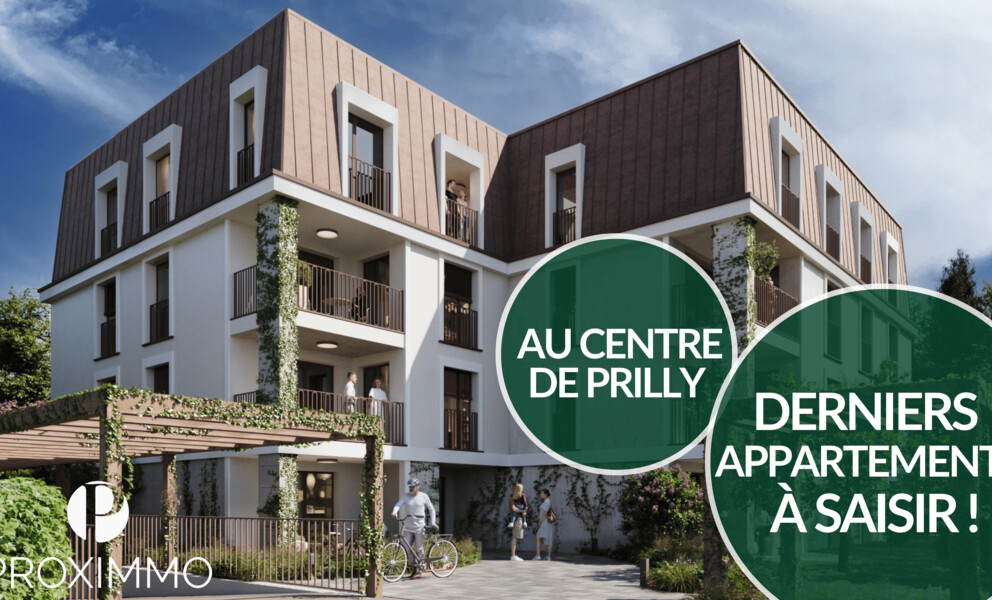 DERNIERS LOTS À SAISIR AU CENTRE DE PRILLY !