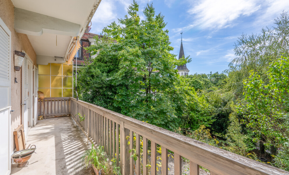 EXCLUSIF À LAUSANNE — MAISON 6PCES, VUE LAC & JARDIN