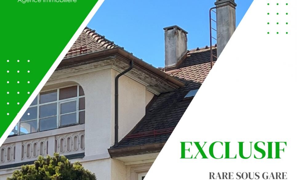 EXCLUSIF - UNIQUE SOUS GARE !