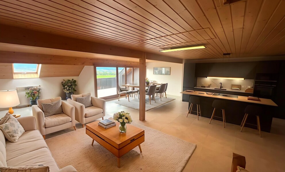 Lumineux appartement de 6,5 proche de la nature