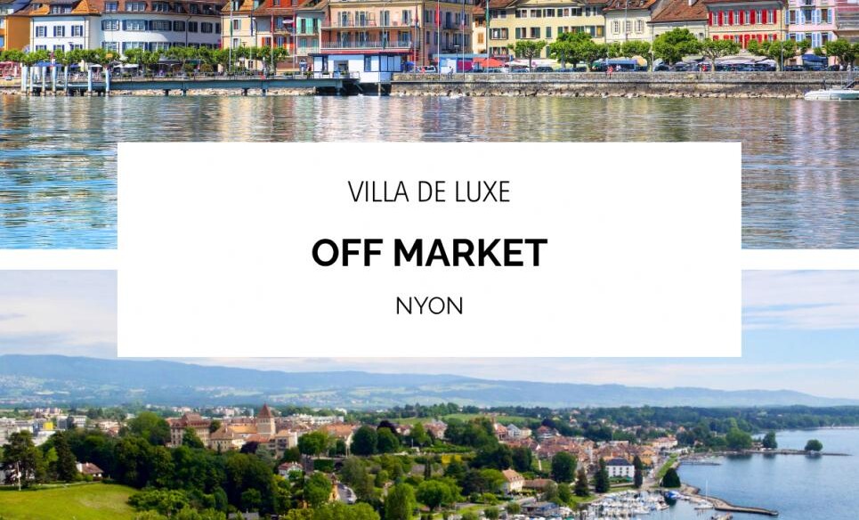 Villa d'exception dans la région de Nyon