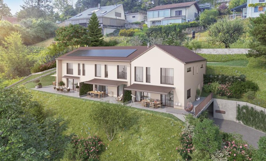 NOUVELLE PROMOTION DE TROIS SPACIEUSES VILLAS AVEC VUE SUR LE LAC.