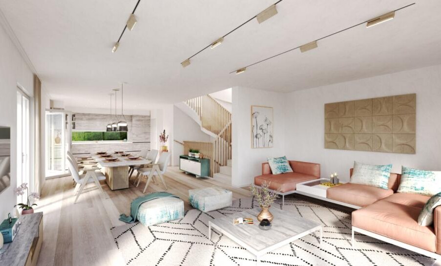 MAGNIFIQUE PROJET DE VILLAS AVEC VUE SUR LE LAC LEMAN ET LES ALPES