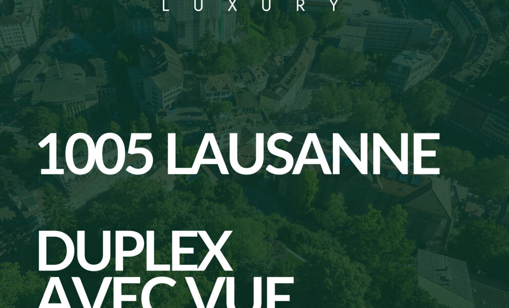 Un duplex d’exception au cœur de Lausanne