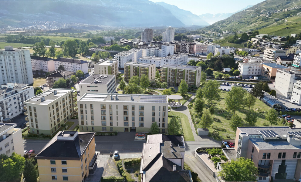 NOUVELLE PROMOTION "L'ORÉE" À 7 MIN DE LA GARE DE SIERRE