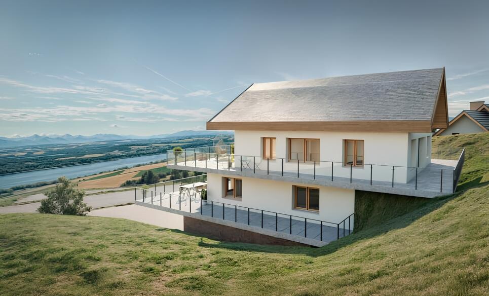 APPARTEMENT-TERRASSE AVEC VUE PLONGEANTE SUR LE LAC !