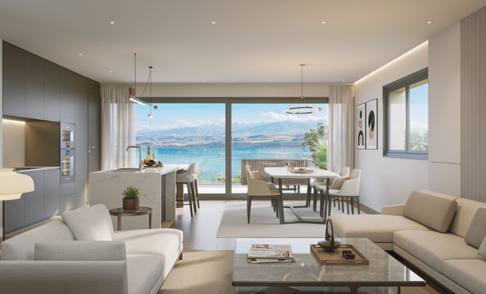 PROJET NEUF - 6 MAISONS A VILLARS-BURQUIN AVEC VUE PLONGEANTE SUR LE LAC !
