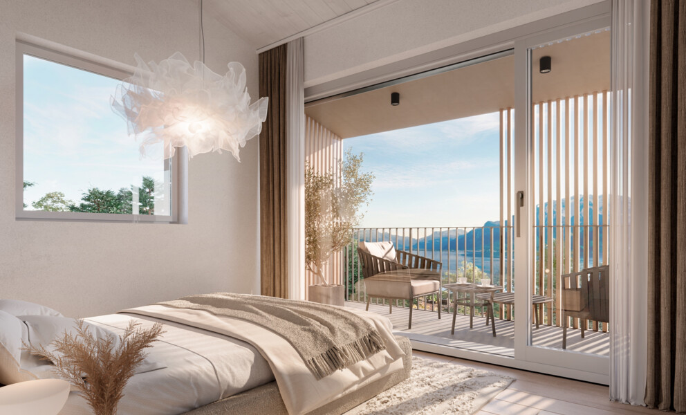 Projet neuf : villas contiguës avec vue panoramique