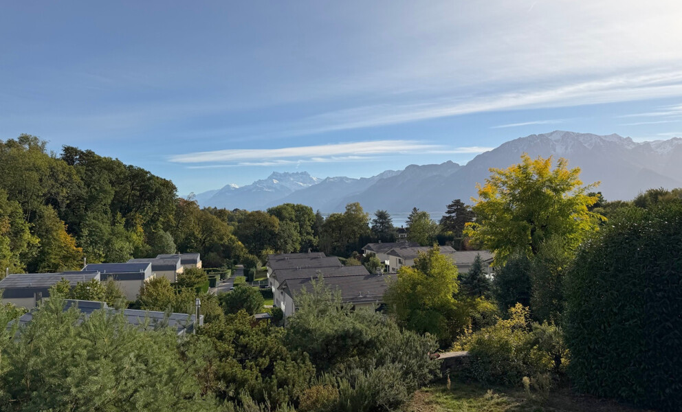 TOUR-DE-PEILZ | 107 m² au 1er étage avec terrasse & jardin