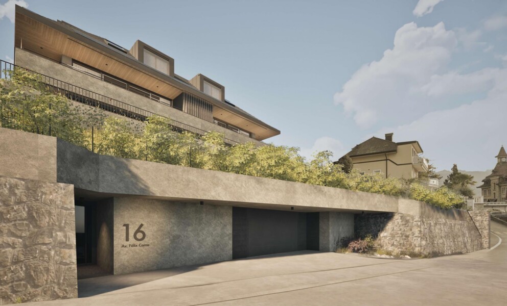 VUE LAC / CHANTIER EN COURS