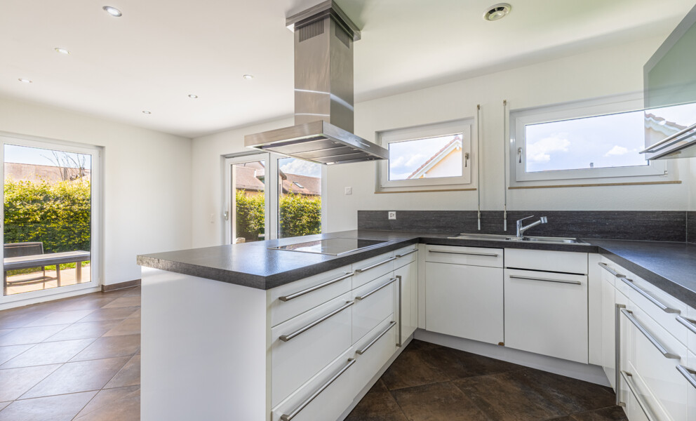 Exclusivité Proximmo - Villa individuelle Minergie 5.5 pièces à Bavois avec jardin, terrasse et garage double
