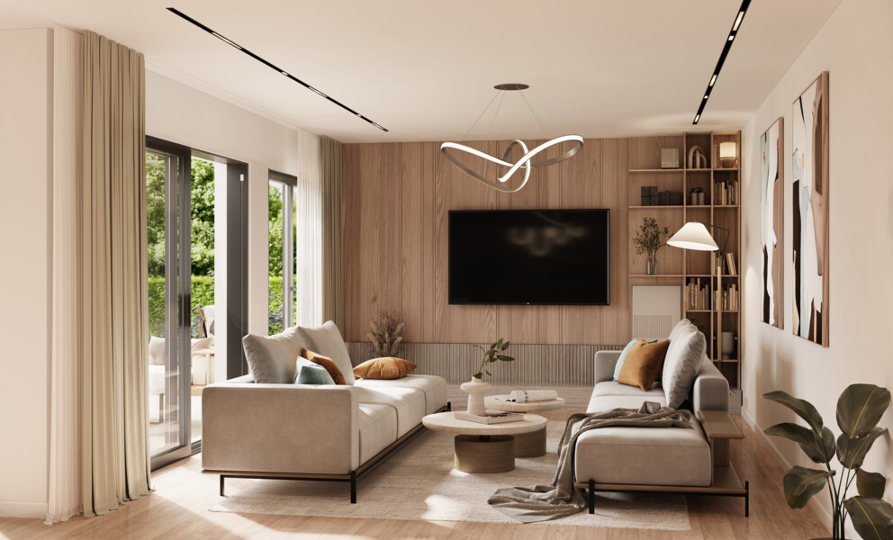 EXCLUSIVITÉ – APPARTEMENT AVEC JARDIN AUX VOLUMES EXCEPTIONNELS