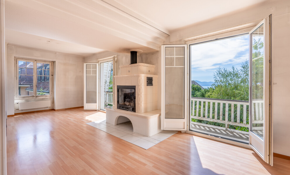 EXCLUSIF À LAUSANNE — MAISON 6PCES, VUE LAC & JARDIN