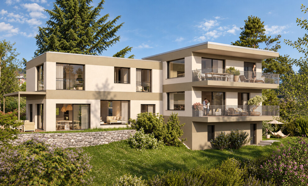 TOUR-DE-PEILZ | 4.5 pièces neuf au rez supérieur avec terrasse & jardin
